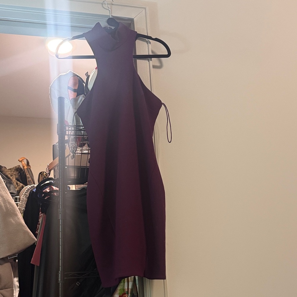 Cinq à Sept Purple Mini Dress
